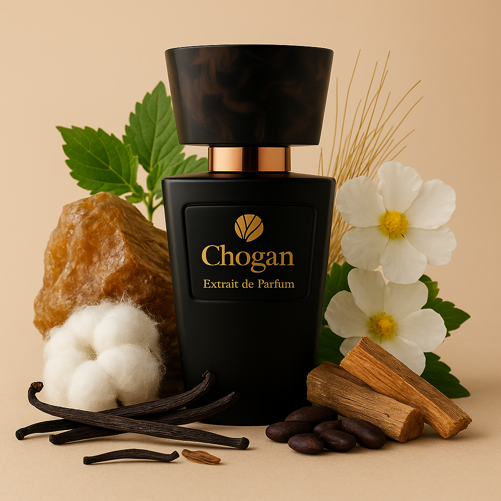 Parfum mixte boisé Chogan 072 avec cèdre, santal, patchouli
