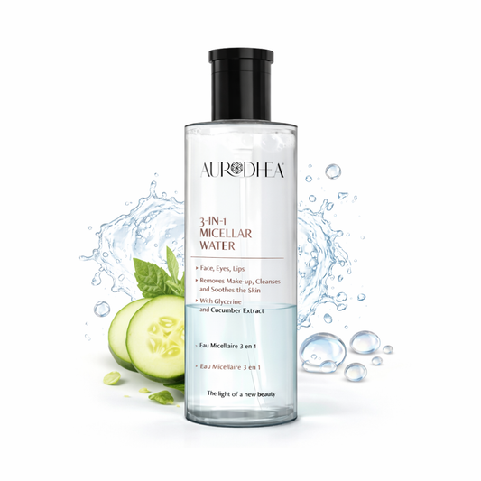 Eau micellaire 3 en 1 Aurodhea flacon 250 ml
