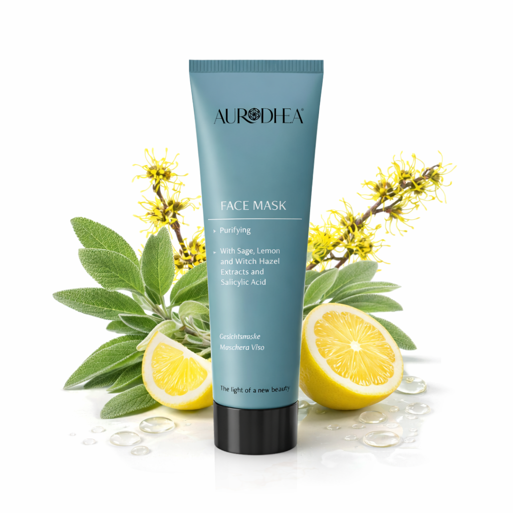 Masque purifiant Aurodhea à l’acide salicylique avec extraits de sauge et citron